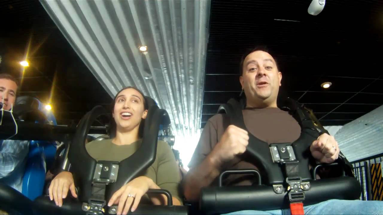 Superman Escape From Krypton Roller Coaster REAL POV Six Flags Magic Mountain