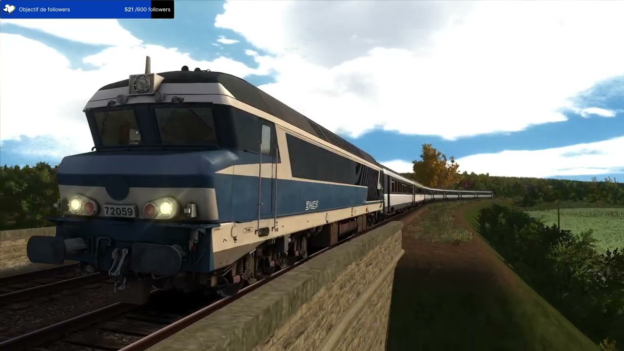 Train Simulator Classic - Train Corail dans les Vosges (CC 72000 SimExpress)