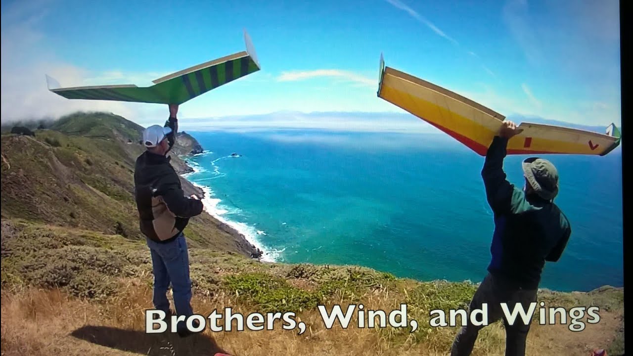 RC Slope Soaring 07Jun16 - Brothers, Wind, and Wings. Location: Northern California.