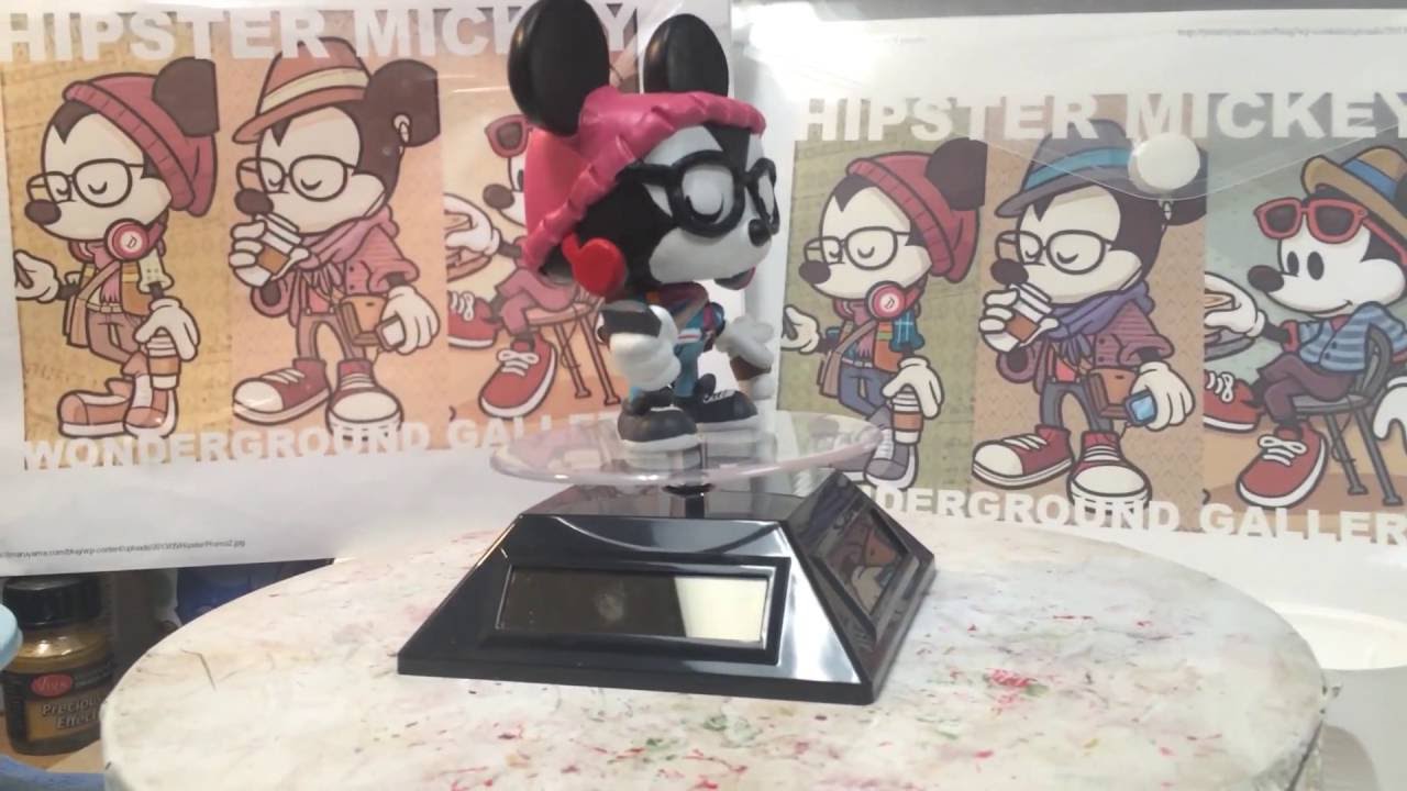 Custom Hipster Mickey Mouse Funko POP Vinyl figure by Chilisblues Yay4May