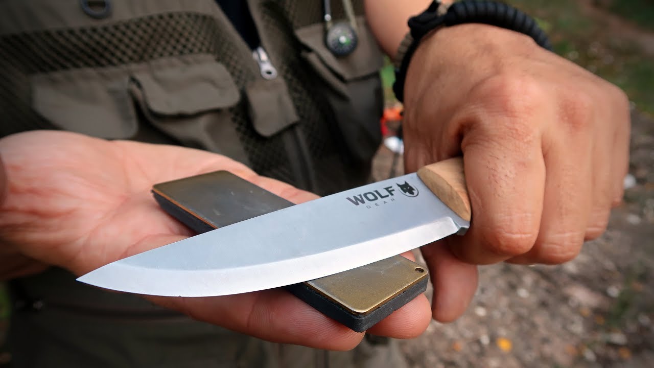 Cómo Afilar un CUCHILLO de Supervivencia | Mejor AFILADOR