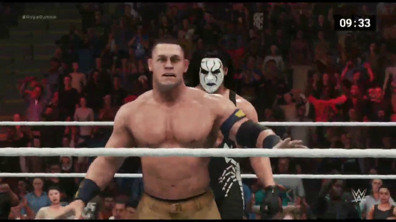 New WWE 2k19 Bug  in 2k Tower  Legends: The People's Tower (John Cena VS Sting ) - Part 3