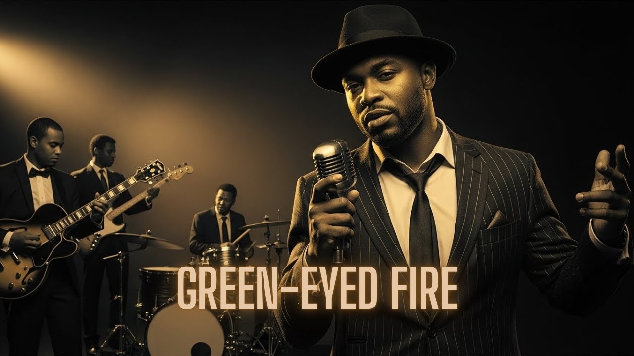 Green Eyed Fire – Modern Rock Blues Style | AI Composition