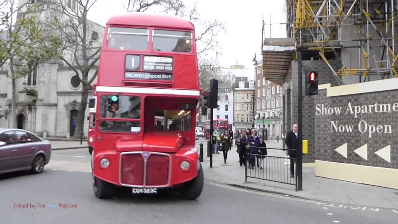 The Iconic Buses of London, UK - 2015