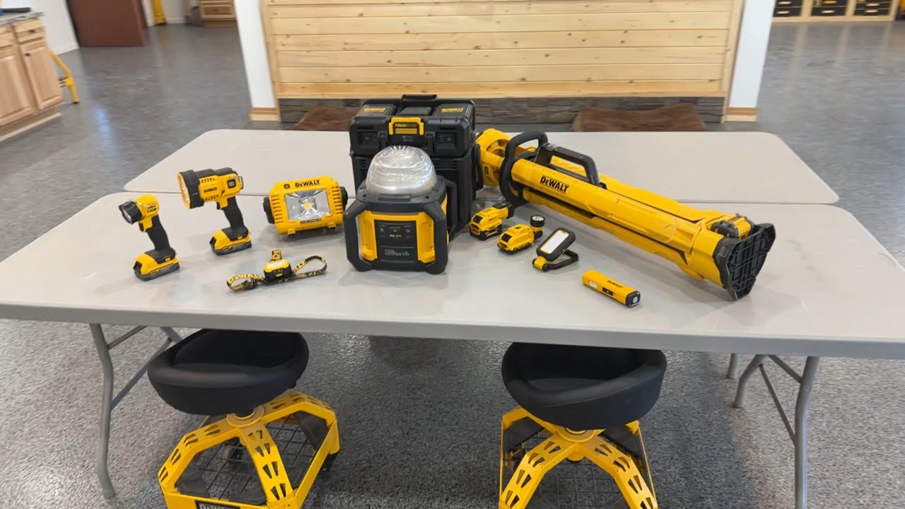 Тестирование линейки осветительных приборов DeWALT: лучшие рабочие фонари, фонари и прожекторы дл...