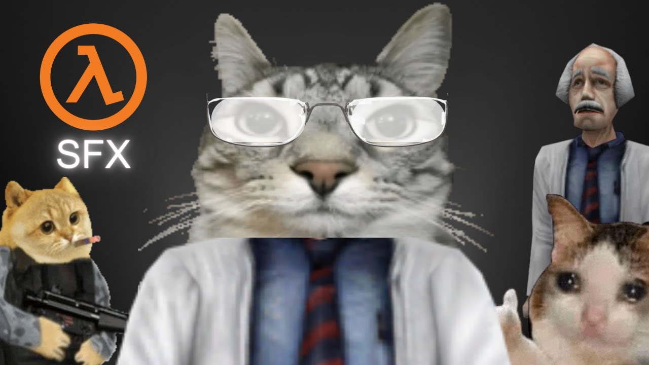 Half-Life Кошачья SFX Компиляция - Мемы о кошках Half-Life
