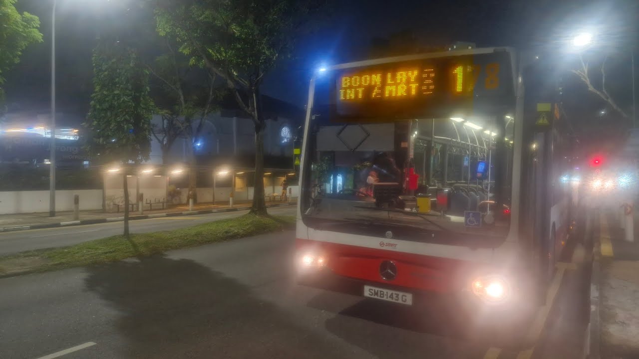 SMRT Bus Service 178 Mercedes-Benz O530 Citaro Batch SMRT SMB143G 