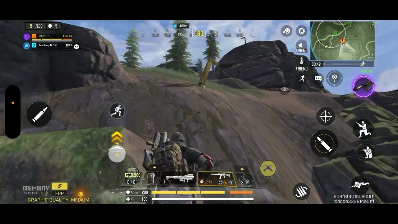 Noob gets shot by enemy after getting ditched by teammate, CODM, Battle Royale, Isolated, 1vs2