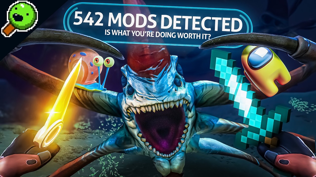 Я прошёл Subnautica в VR с более чем 500 модами.