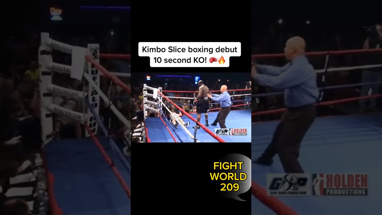 Kimbo Slice Pro Boxing Debut KO Win✅! #fight #boxingnews #shortvideo