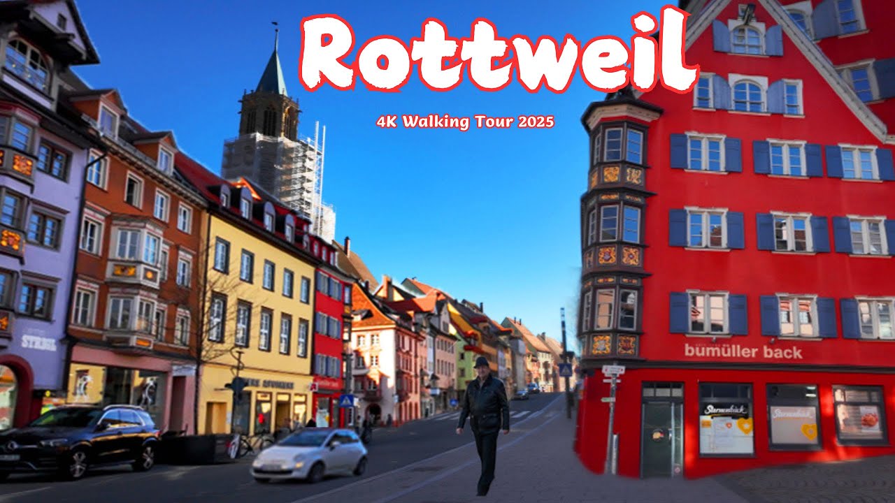 Rottweil Germany 4K ｜ Spaziergang durch eine der ältesten Städte Süddeutschlands