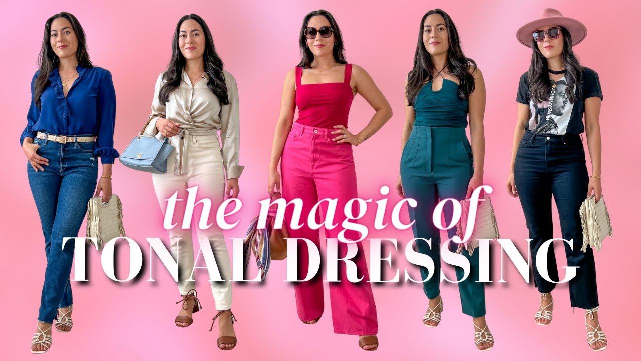 How to Style Tonal Outfits for Spring ft. 7 Pants Looks