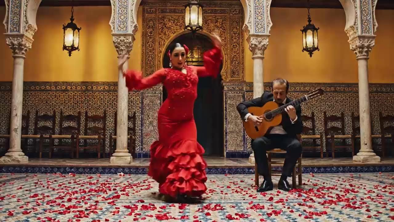 A BEAUTIFUL FLAMENCO GUITAR! Guitar & Oud Fusion That Warms the Heart | Flamenco Music Dance 🌙
