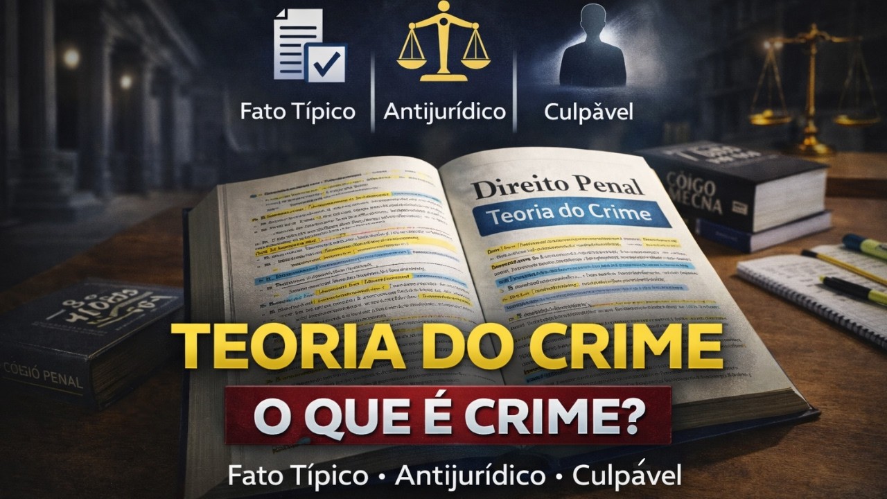 Teoria do Crime Explicada: O Que é Crime? (Fato Típico, Antijurídico e Culpável)