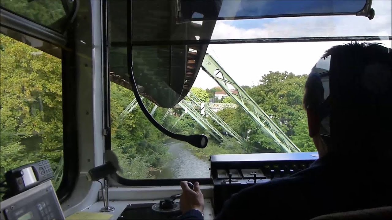 Hauptbahnhof-Oberbarmen Mitfahrt GTW 72 Teil 2 (Wuppertaler Schwebebahn)