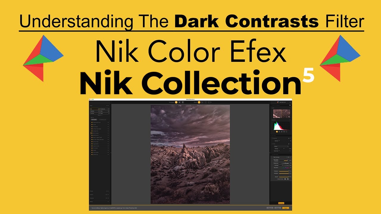 NIK COLOR EFEX (Understanding The DARK CONTRASTS Filter) Part 4 of "Nik Contrast Filters"...