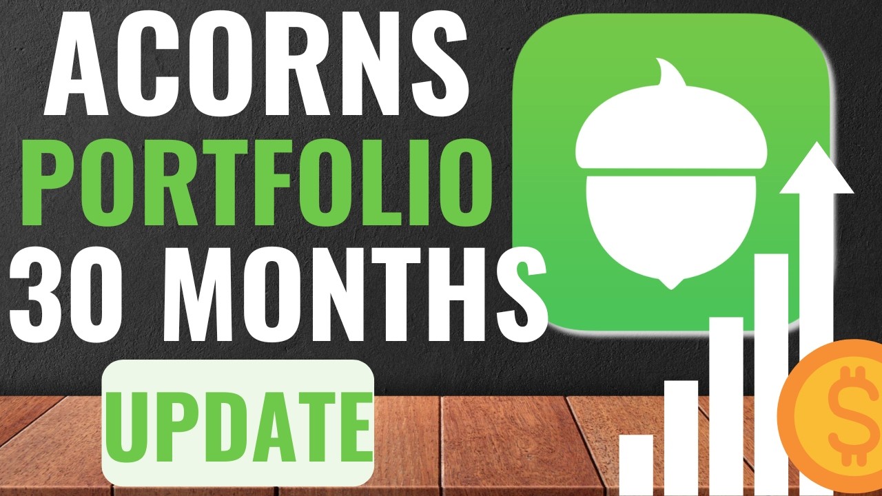 Отчет о портфеле Acorns за 30 месяцев (инвестиции по $20 в неделю)