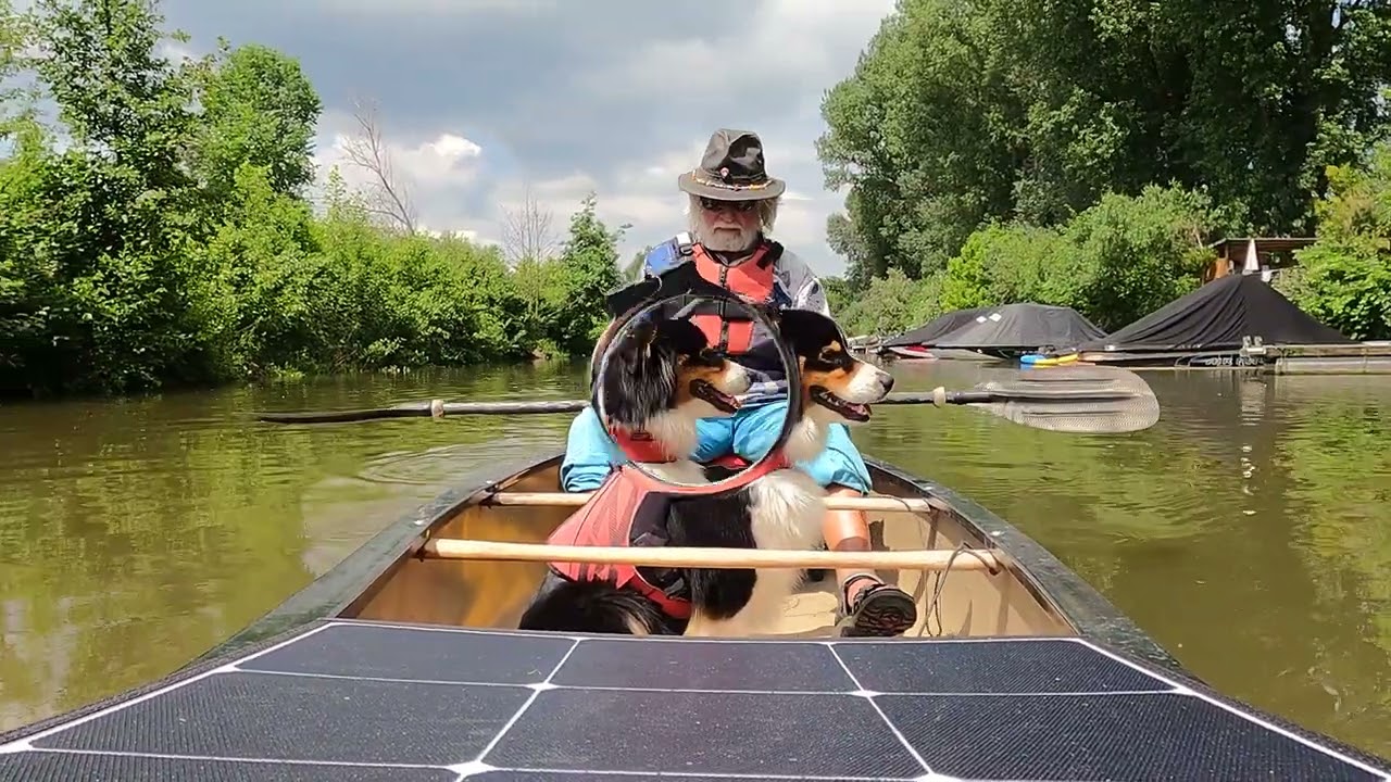 kanukassel-TV: FEELING the NATURE - Mit KANU, HUND & KLAPPRAD vagabundierend durch die MAIN-Auen 2