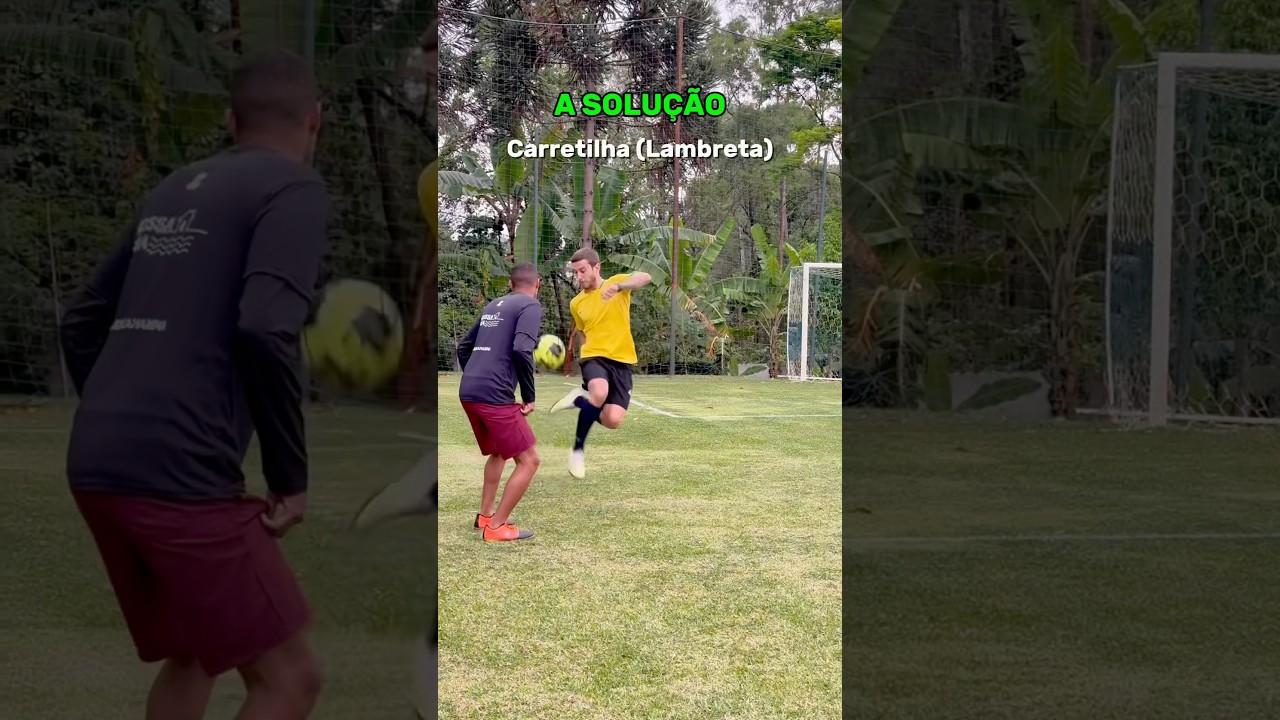 COMO DAR CARRETILHA (LAMBRETA) 🔥 #futebol #dicas #tutorial #carretilha #bera