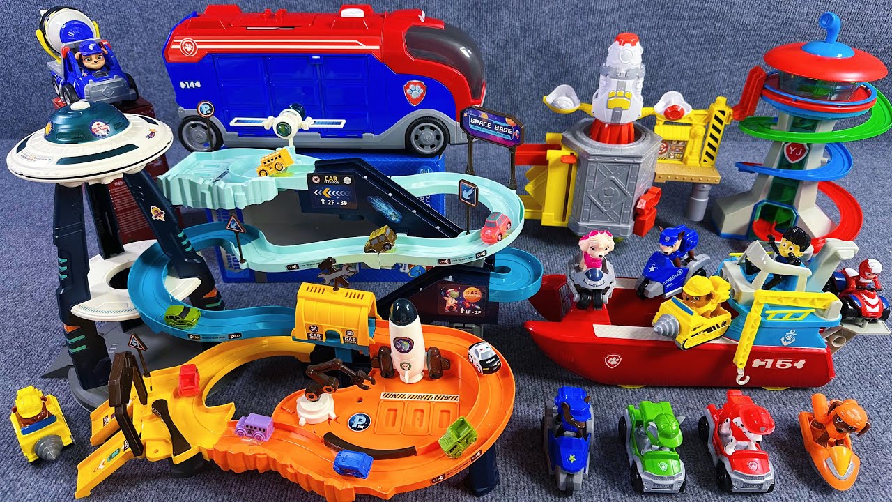 11 Minutes Satisfying with Unboxing l Cool mining railcars and Paw Patro ASMR | Review Toys