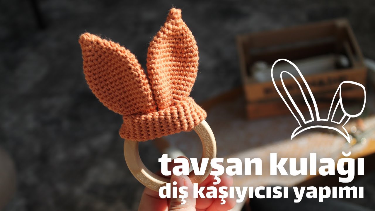 Işınca Örgü Evinden Tavşan Kulağı Diş Kaşıyıcısı Yapımı