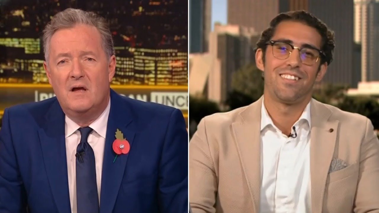 Piers Morgan rips into man caught tearing down posters of Israeli hostages