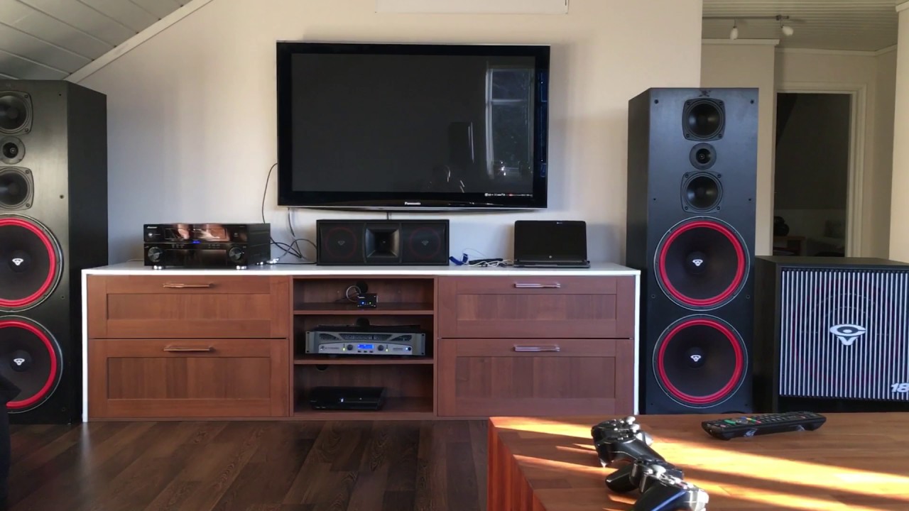 Cerwin Vega 1515 and HFA 18 LOUD!