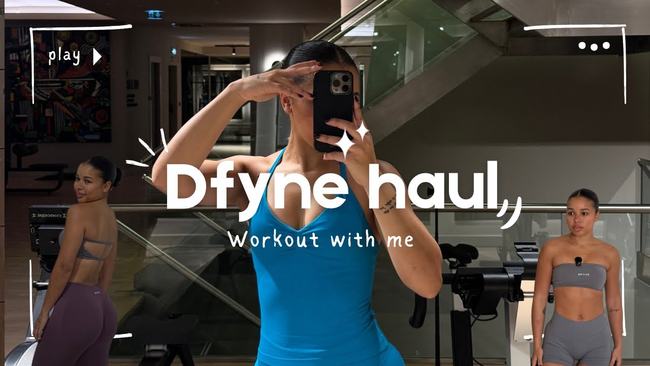 Dfyne Haul (unboxing, try on haul) + Quad workout