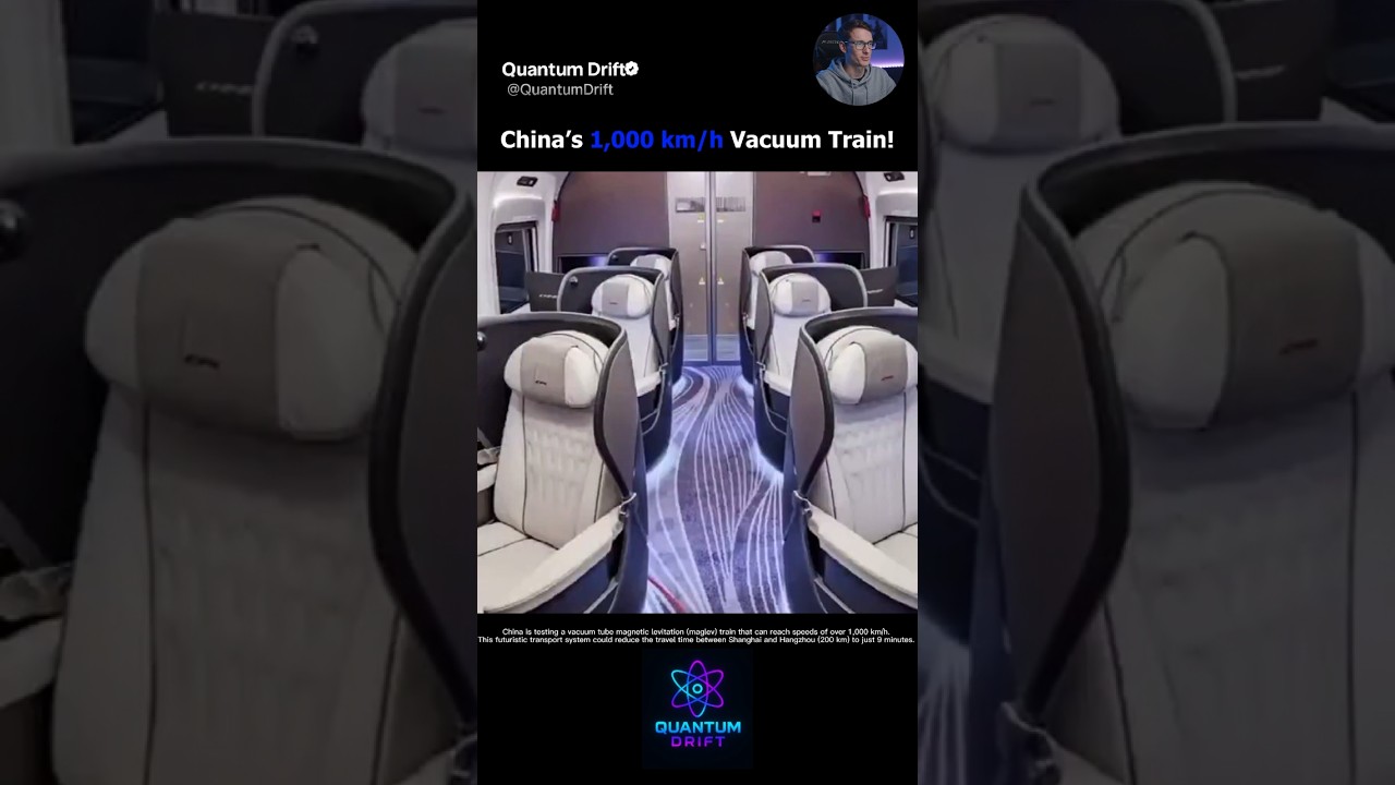🚄 China’s 1,000 kmh Vacuum Train  Future of High-Speed Maglev Travel 