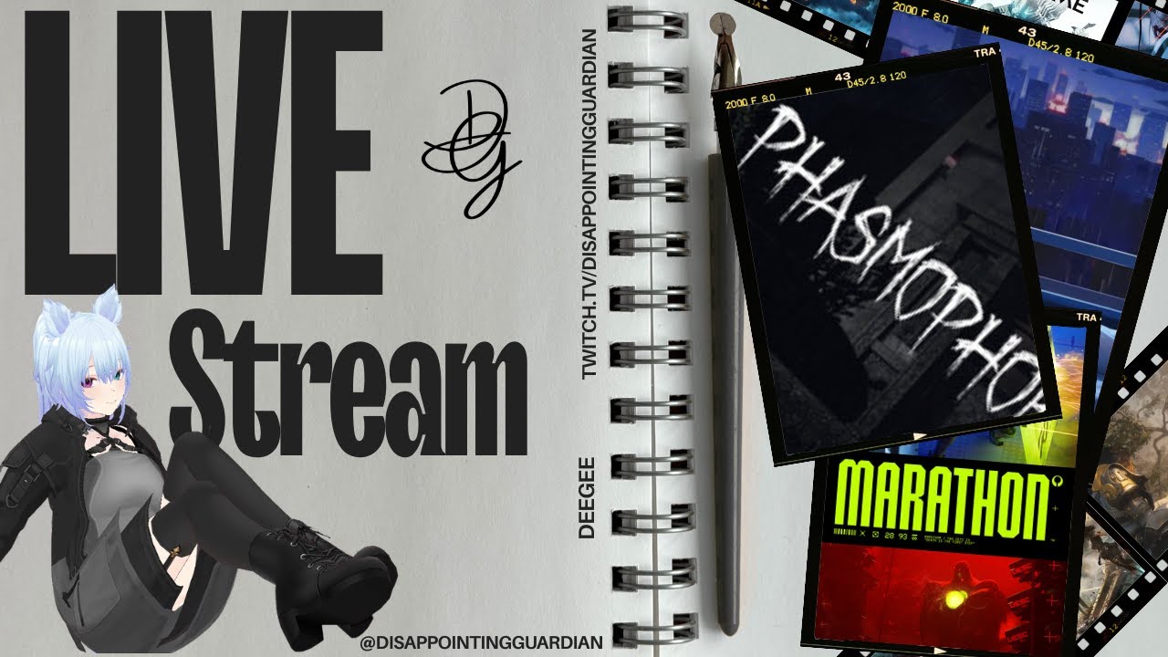Ghost Hunts & Goop Runs | Phasmophobia Collab + Marathon Madness | Cozy‑Chaotic VTuber Live