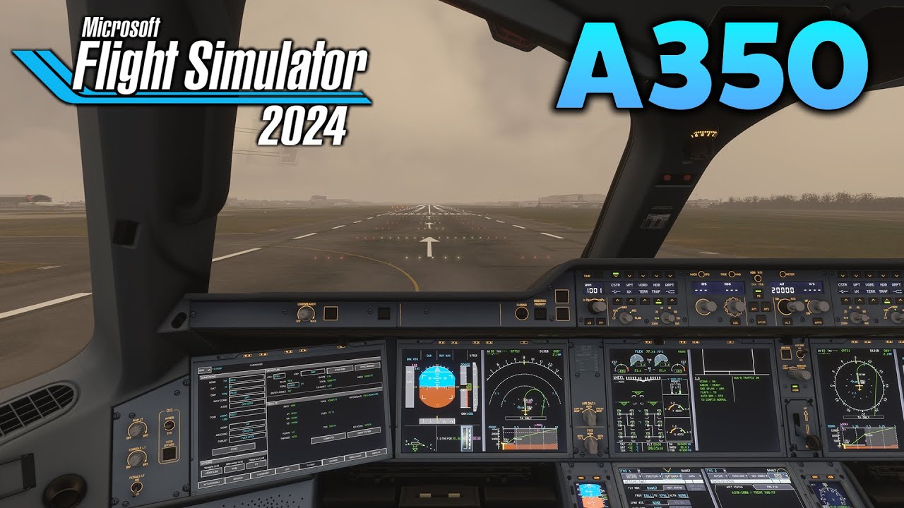 iniBuilds A350-1000 Powering out of Heathrow! MSFS 2024 4K RTX 5090