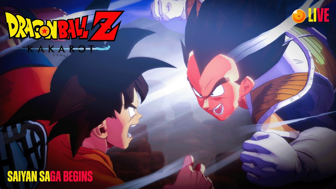 DRAGON BALL Z: KAKAROT Telugu Gameplay Walkthrough LIVE #1 | Saiyan Saga Begins!