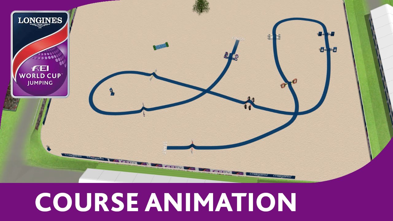 Jump Off Course Animation - Bromont - Longines FEI World Cup&trade; Jumping