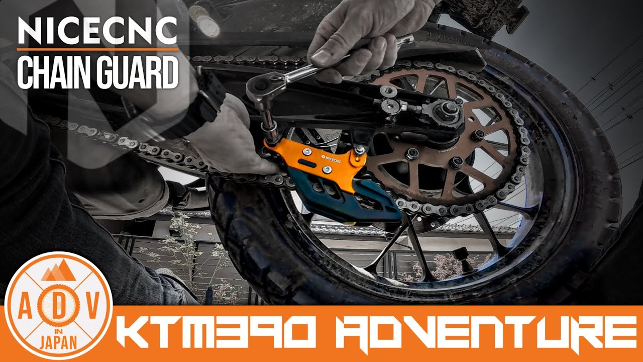 KTM 390 Adventure | NiceCNC Chain Guard Install | ADVinJapan #61