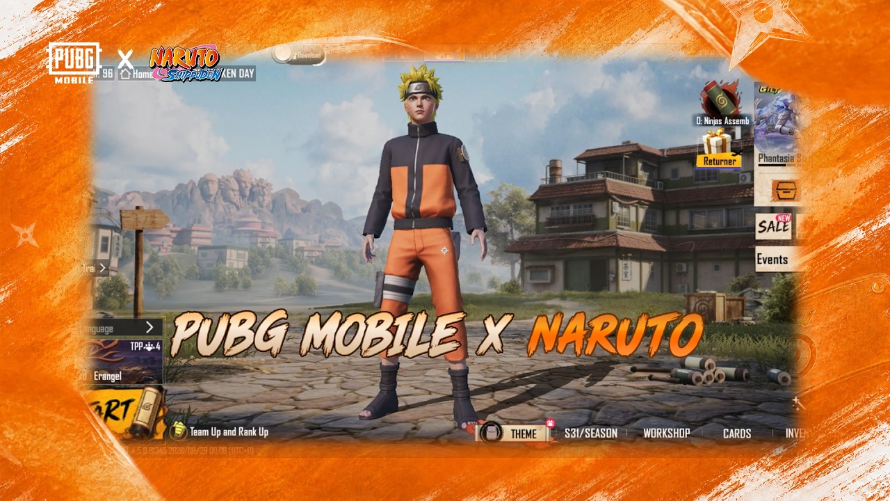 Всё о коллаборации PUBG MOBILE &times; NARUTO в одном месте!