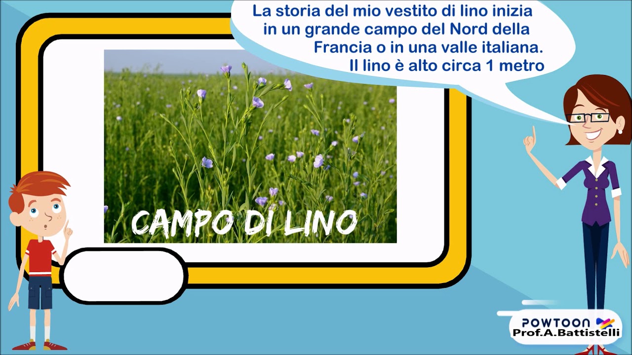 Fibre tessili #3: IL LINO. Facile in 3 minuti. Con quiz esterno