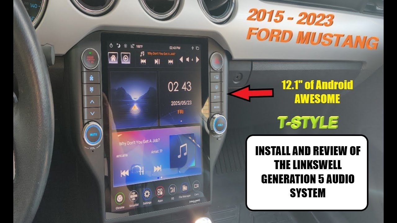 2015 - 2023 Ford Mustang Linkswell Gen 5 - 12.1