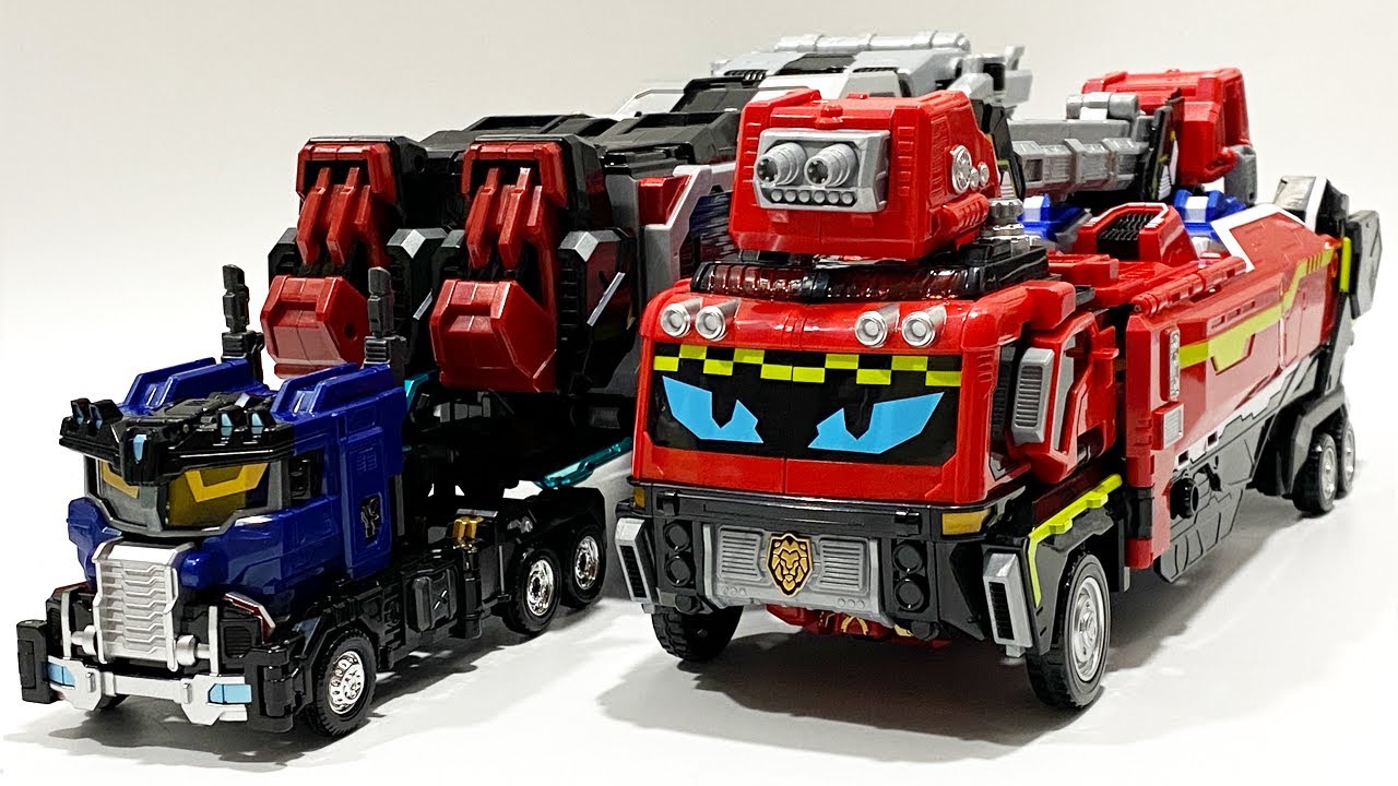[메탈카드봇W] 헤비아이언W 블레이온 와일드카드봇 트레일러 소방차 변신 합체 모음 Metal CardbotW Robot Combine Toys