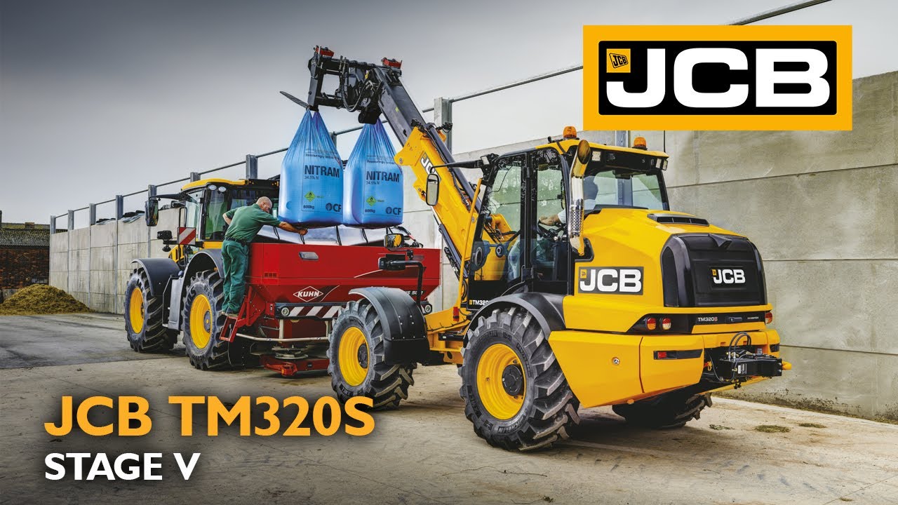 Новый телескопический колесный погрузчик JCB TM320S