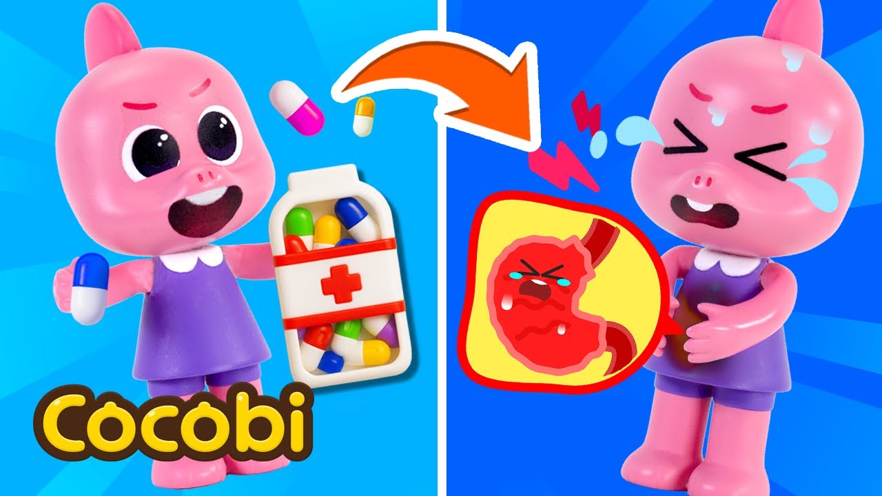 Obat Bukanlah Permen😫💊 | Lagu Untuk Anak-anak | Kids Songs | Cocobi