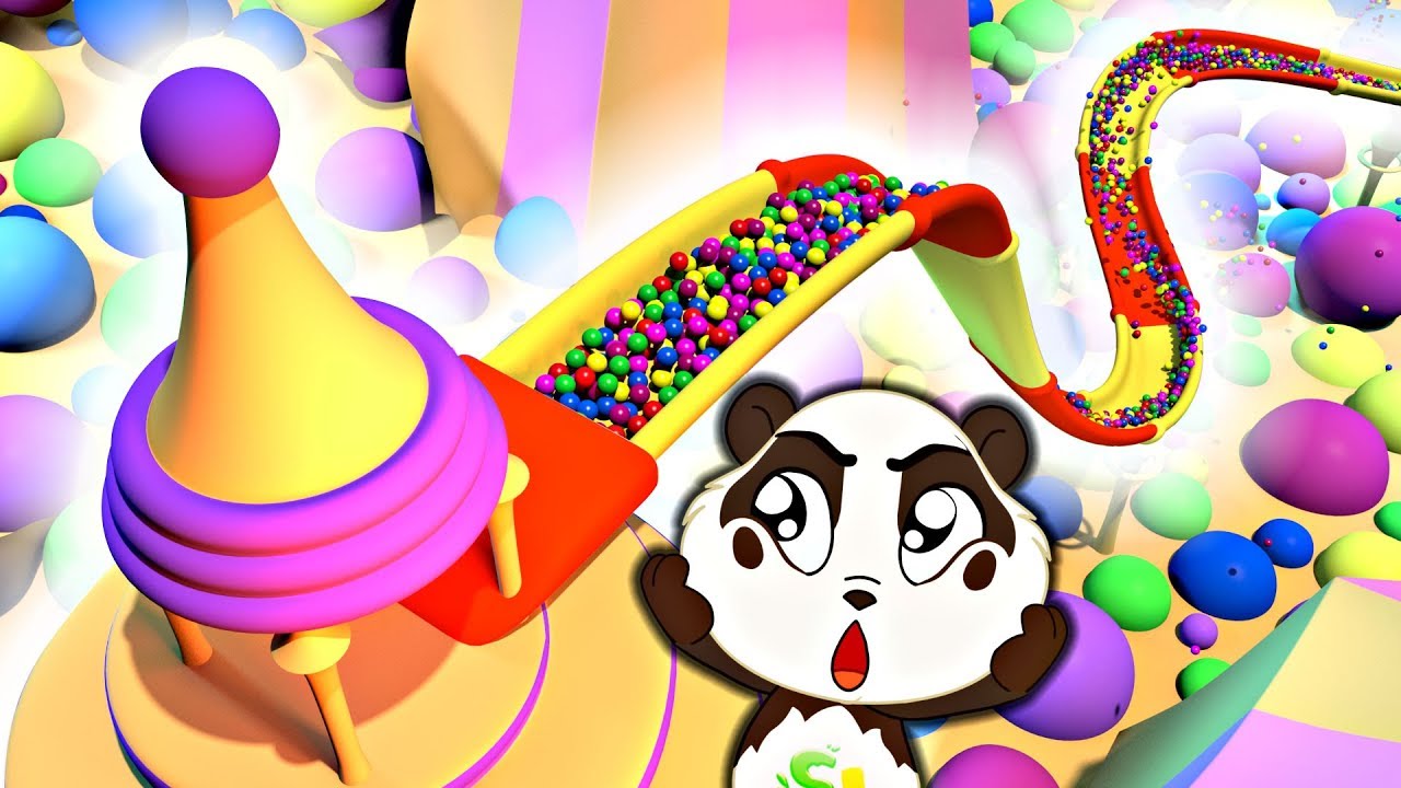 Giant Slide Song | Panda Bo Nursery Rhymes & Kids Songs