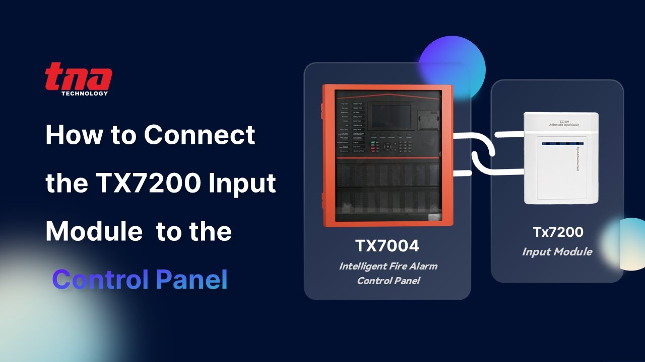 How to Connect the TX7200 Input Module to the Control Panel – TNA Wiring Guide