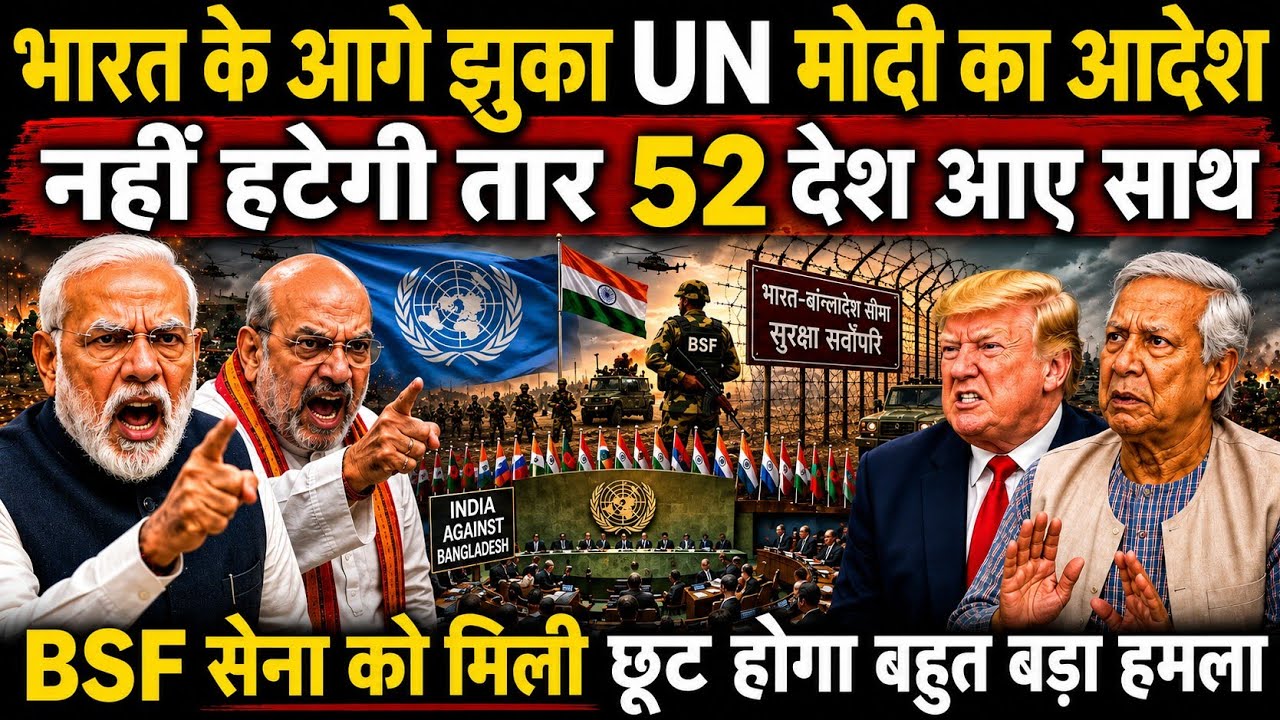 UN Warns India? Modi&rsquo;s Master Plan Shocks the World | Bangladesh Border Crisis Explained