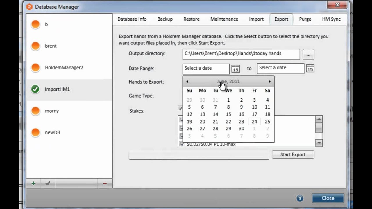 💰💰💰 Holdem Manager 2: Экспорт рук из базы данных &hearts;&diams;&clubs;&spades;