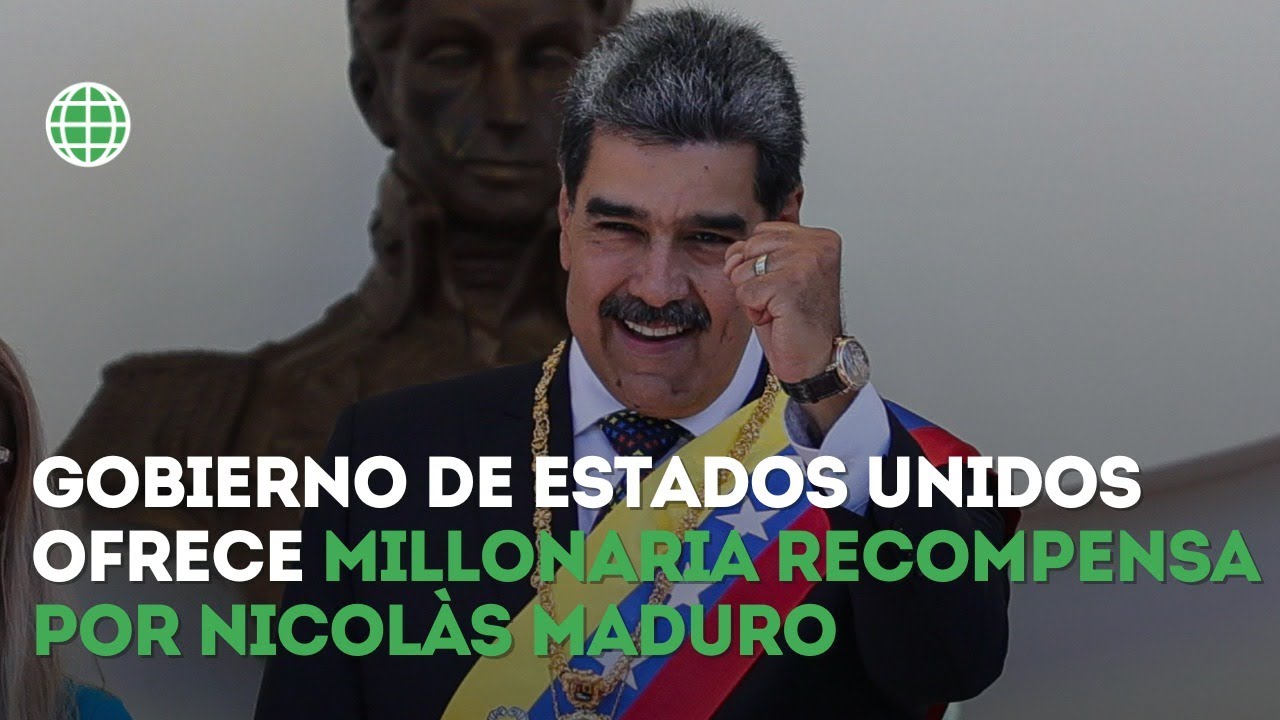 Gobierno de Estados Unidos ofrece multimillonaria recompensa por Nicol&aacute;s Maduro y Diosdado Cabello