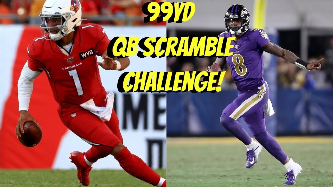 WHO CAN GET A 99YD QB SCRAMBLE FIRST?!? LAMAR JACKSON VS KYLER MURRAY!! IS THIS REAL?!?