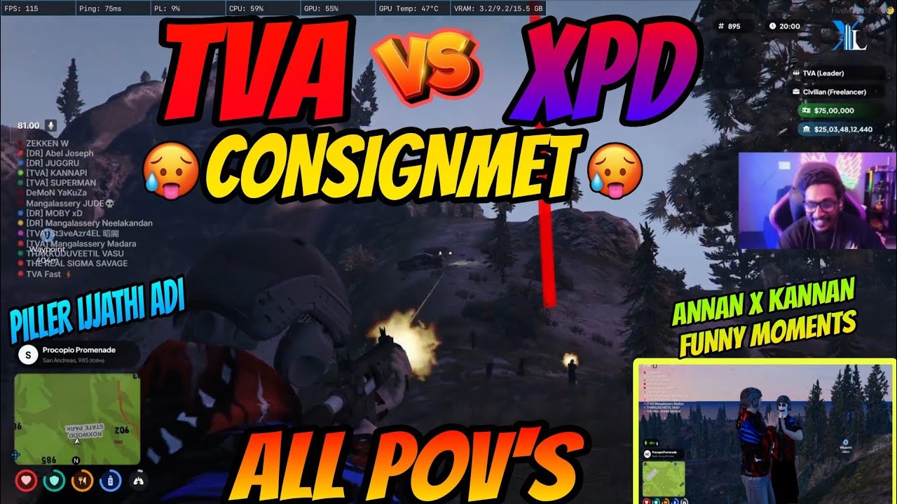 TVA VS XPD CONSIGNMET 🥵 PILLER ഇജ്ജാതി കളി 🔥🥵PD YE അടിച്ചു CONSIGNMENT തൂക്കി🔥ALL POVS. VASU X KANNU