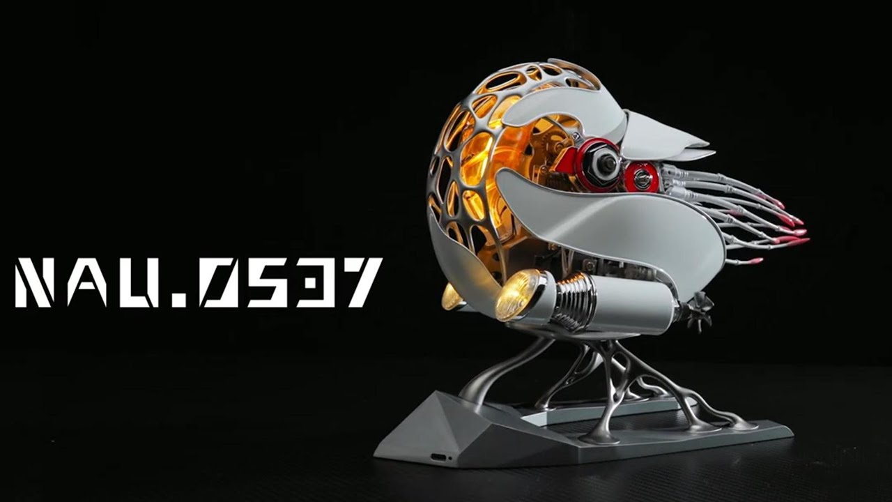 Rokrgeek Mechanical Metal Nautilus Model DIY 3D Puzzle