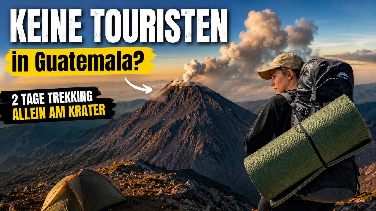 🇬🇹 Santa María Vulkanbesteigung in Guatemala • 2 Tage Trekking zum Gipfel