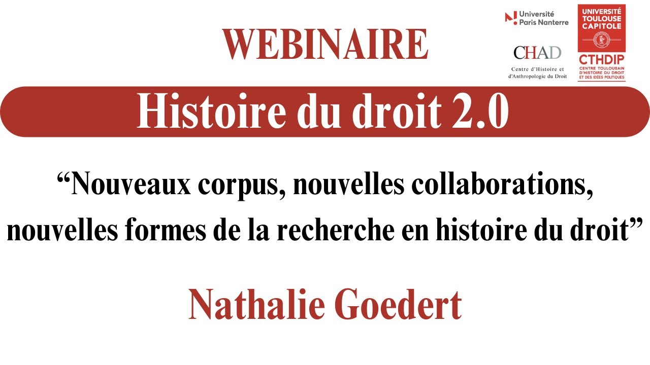 Faire du droit au cinéma et dans les musées avec Nathalie Goedert